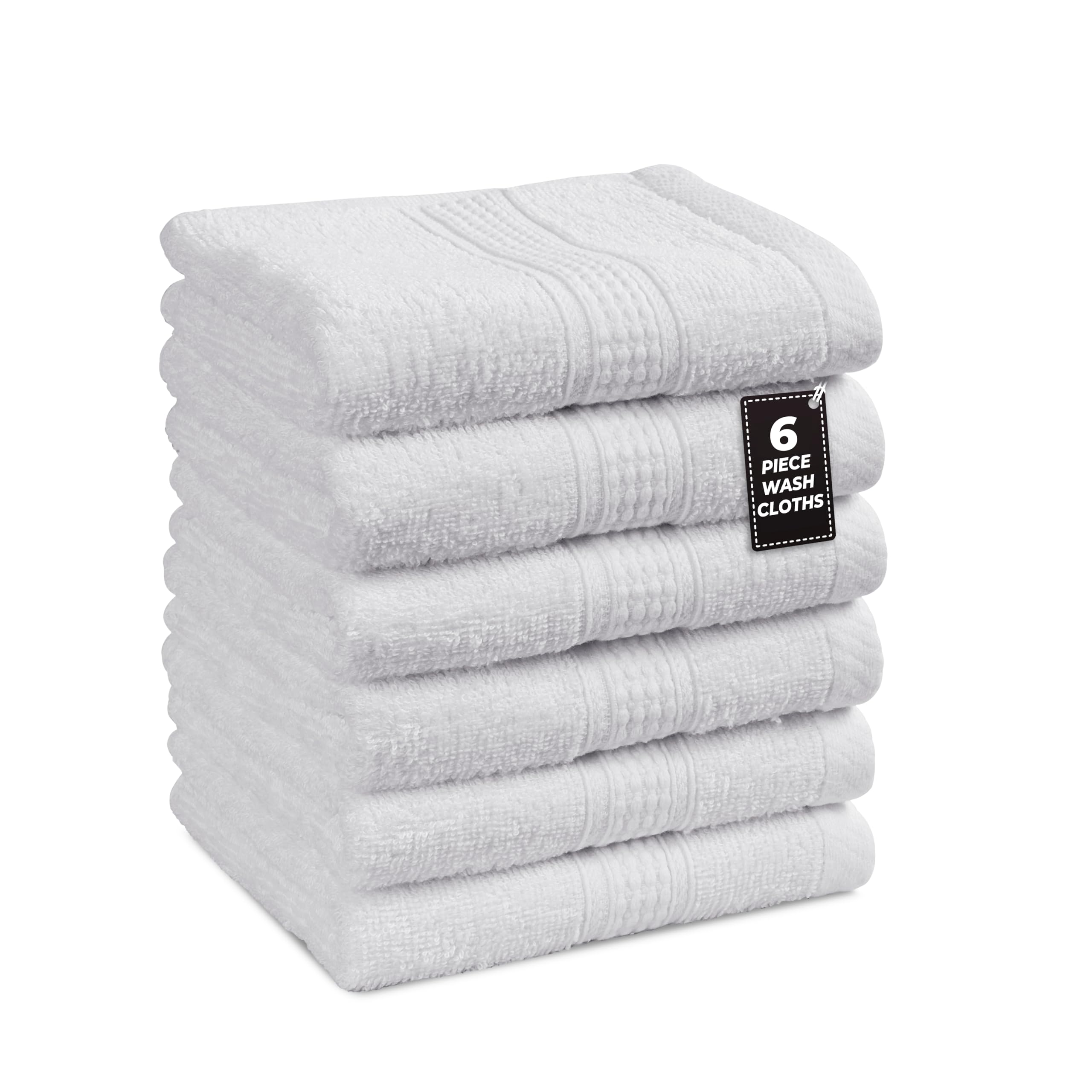 Foto 1 | Juego De Toallitas Lane Linen, 6 Unidades, 100% Algodón, Muy Absorbente - Venta Internacional.