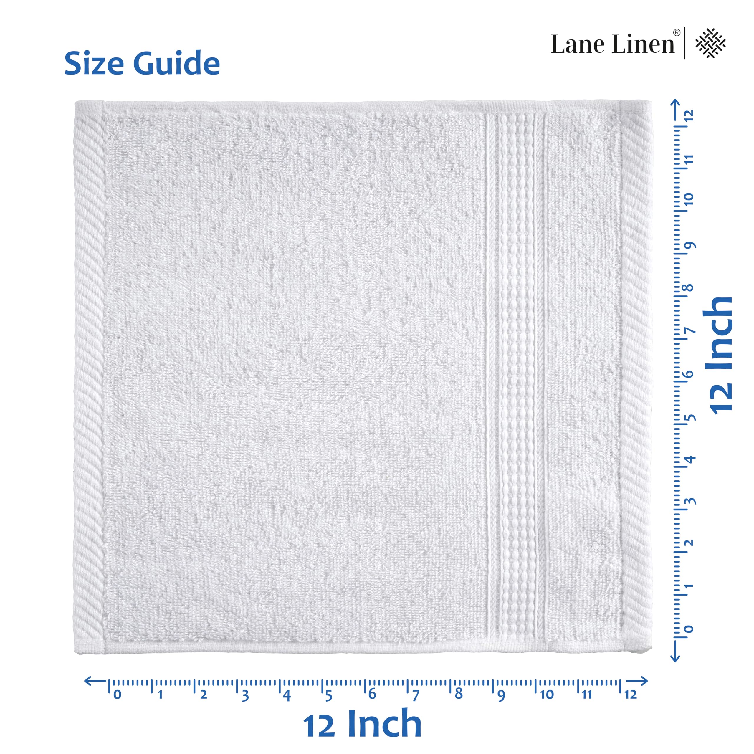 Foto 6 pulgar | Juego De Toallitas Lane Linen, 6 Unidades, 100% Algodón, Muy Absorbente - Venta Internacional.
