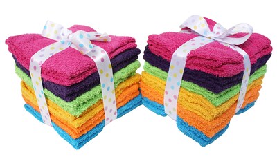 Foto 1 | Juego De Toallitas Dii Basic Bulk Pack, Algodón, 12 X 12 Cm, Color Arcoíris Brillante - Venta Internacional.
