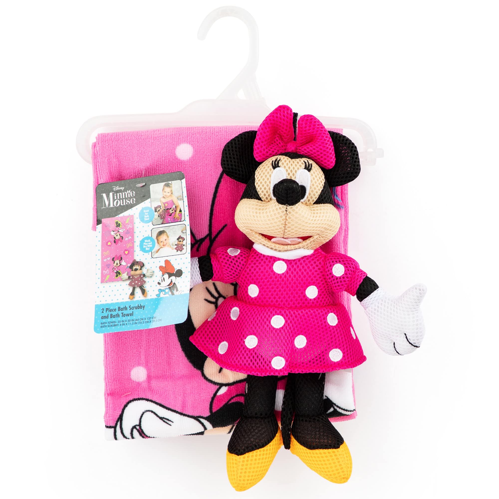 Foto 2 pulgar | Venta Internacional - Set de Estropajo y Toalla de Baño Disney Minnie Mouse