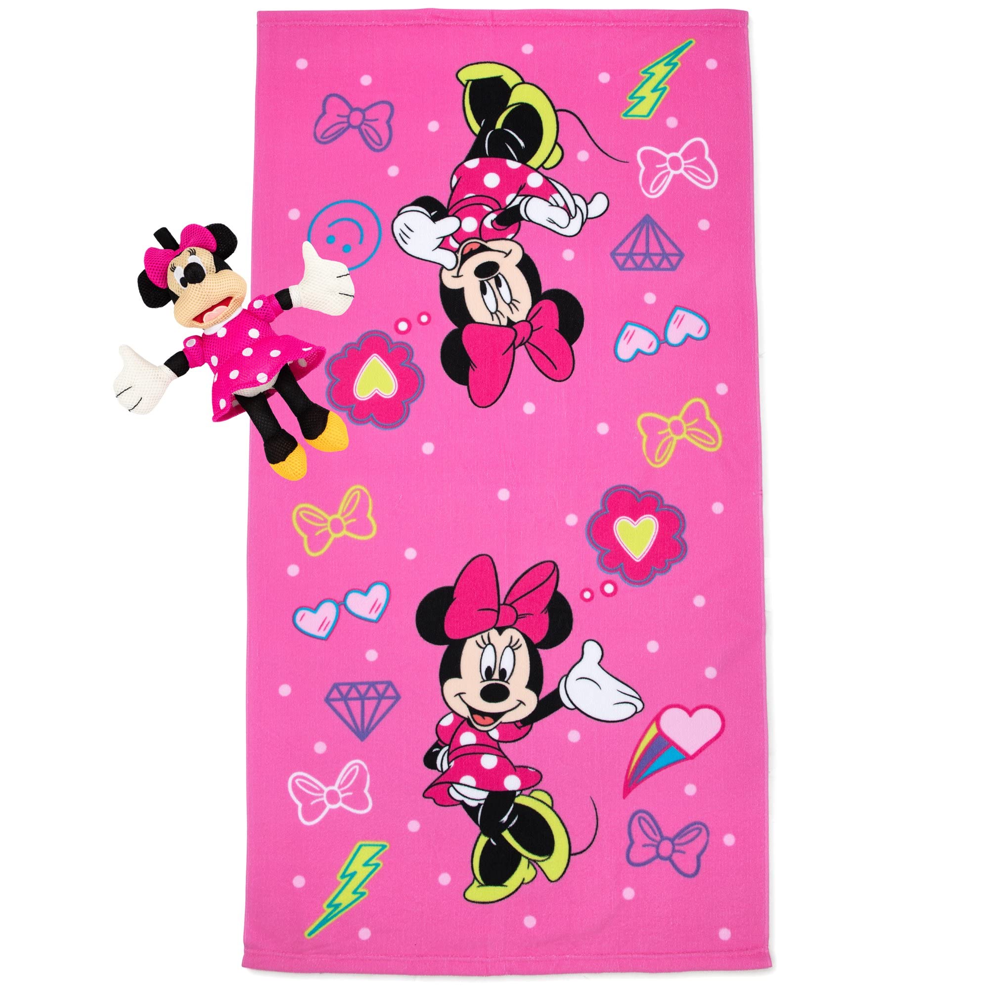 Foto 5 pulgar | Venta Internacional - Set de Estropajo y Toalla de Baño Disney Minnie Mouse