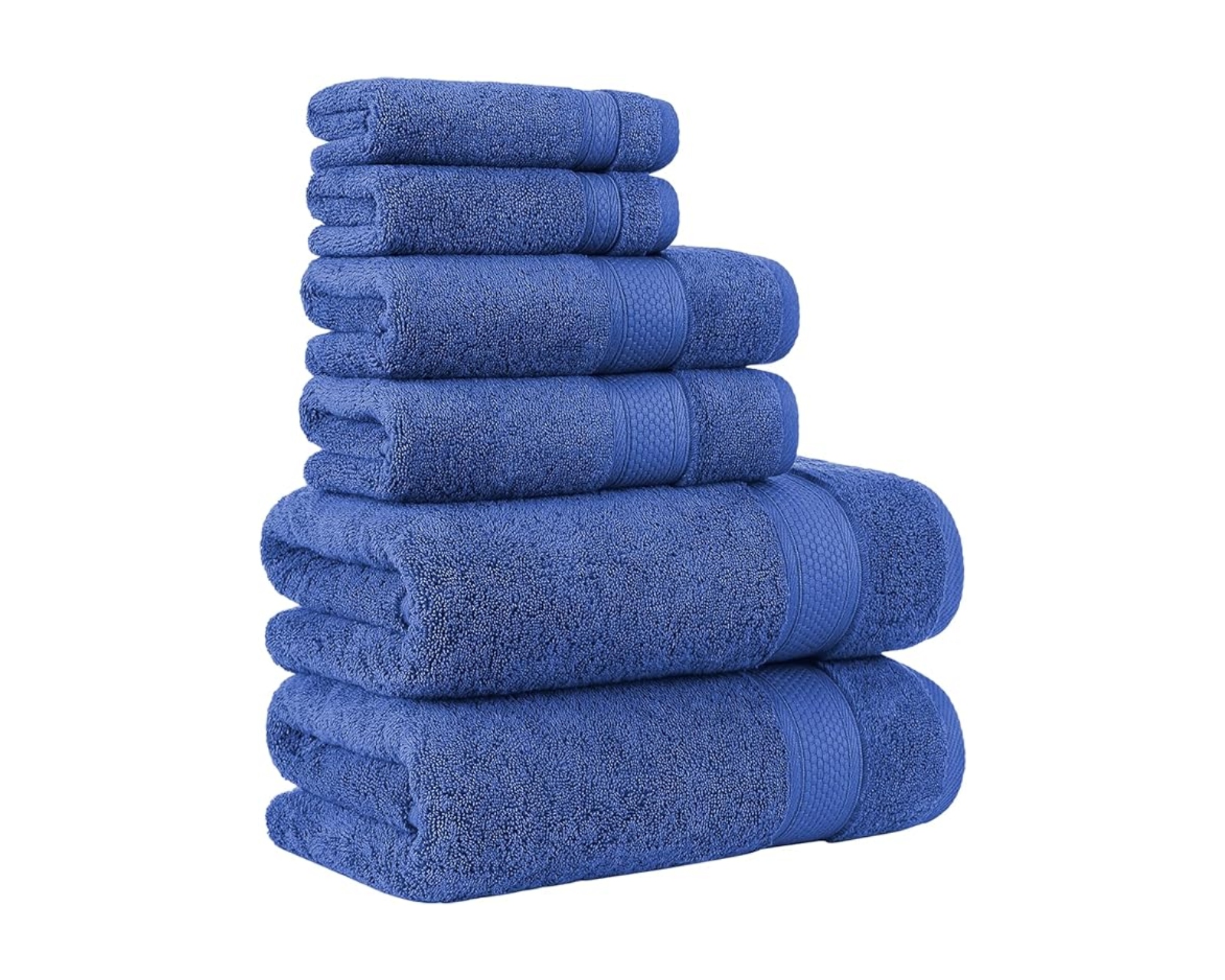 Toallas de Baño Bluelander Azules 6 Piezas