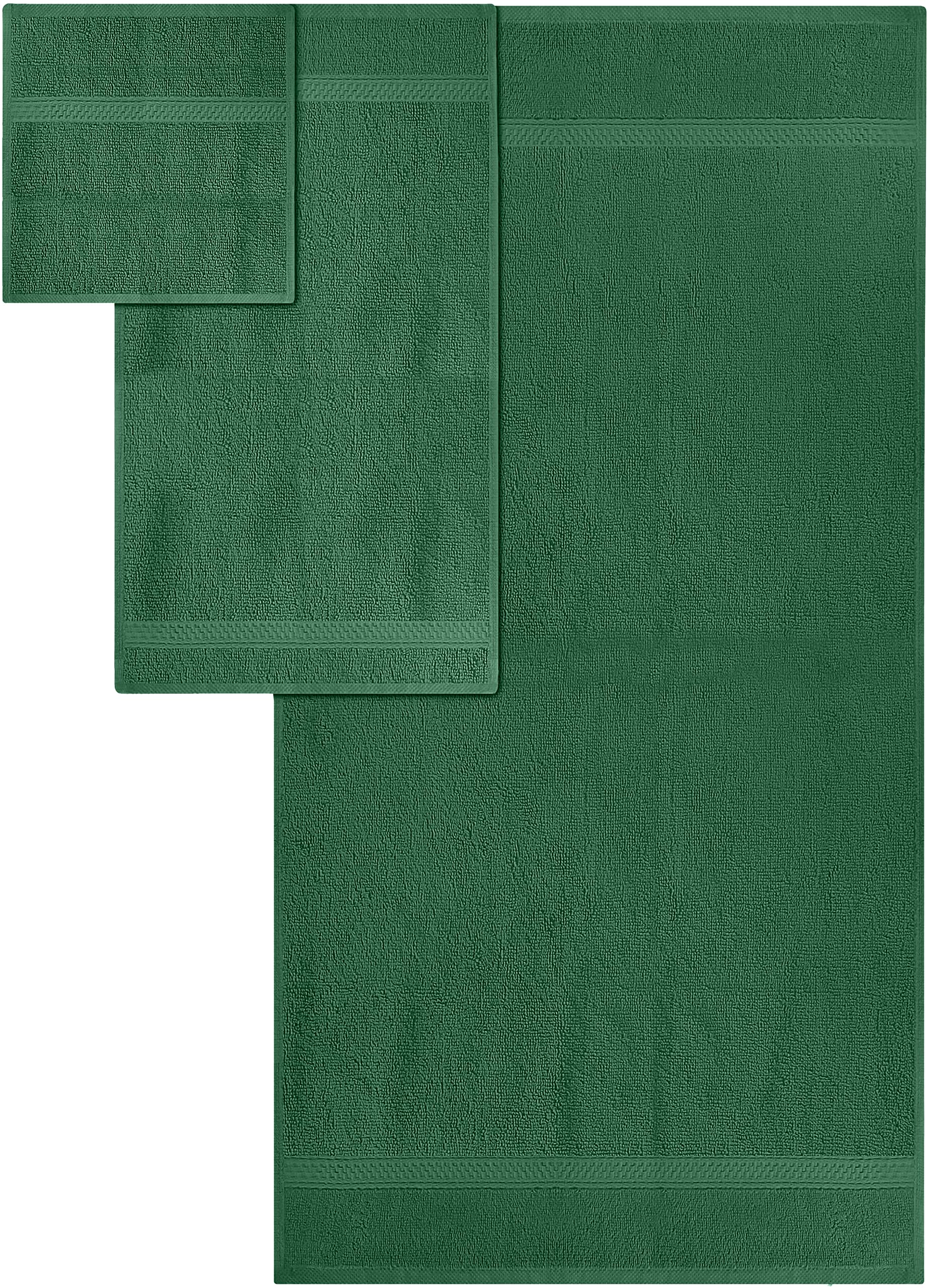 Foto 7 pulgar | Juego de Toallas Utopia Towels 8 Piezas Verde - Venta Internacional