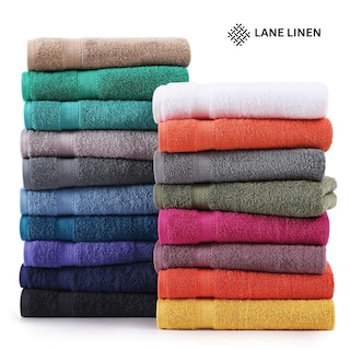 Foto 7 | Juego De Toallas De Baño Lane Linen, 100% Algodón, 4 Piezas, 140 X 70 Cm, Color Gris - Venta Internacional.