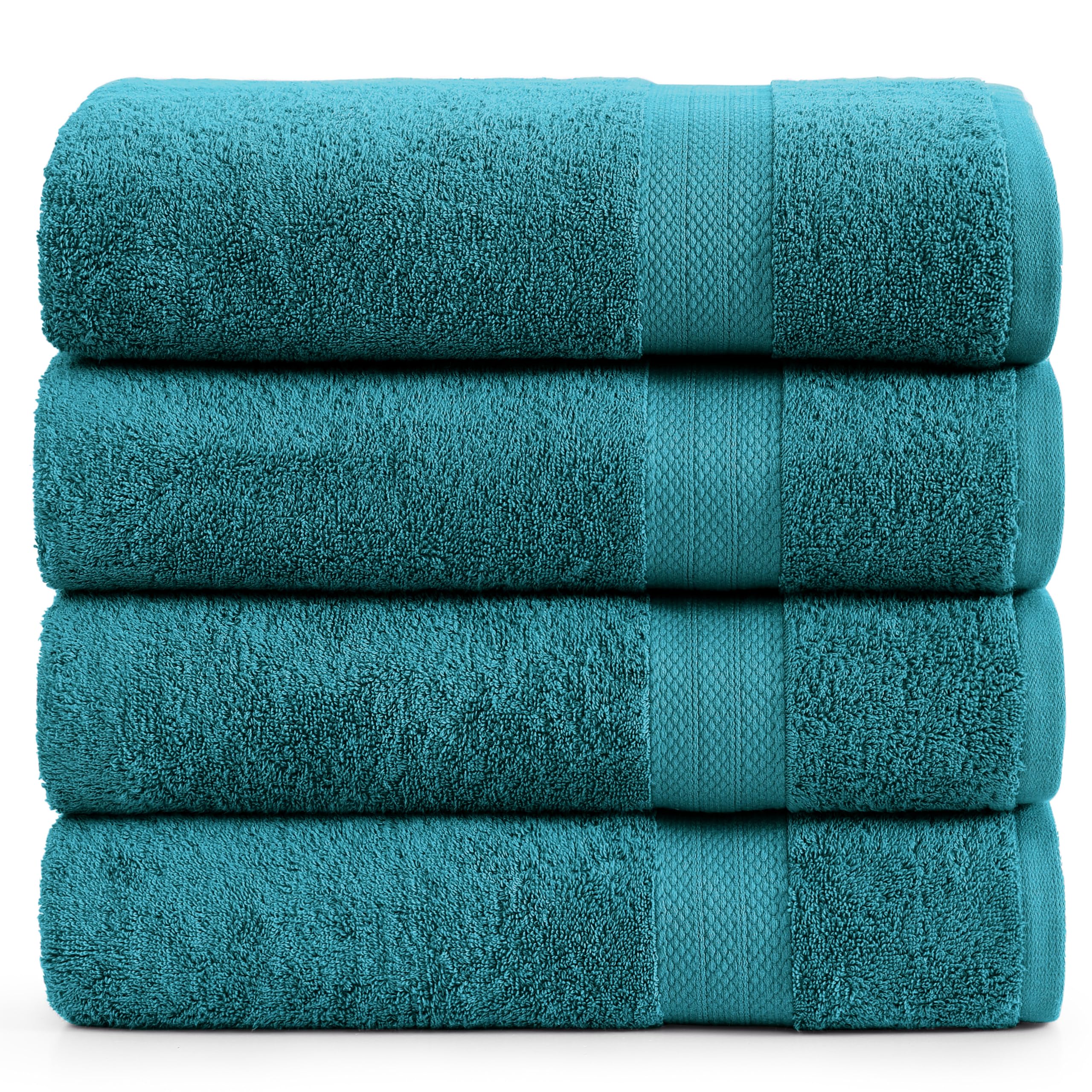 Toallas De Baño Lane Linen 100% Algodón Extra Grandes (paquete De 4) - Venta Internacional.