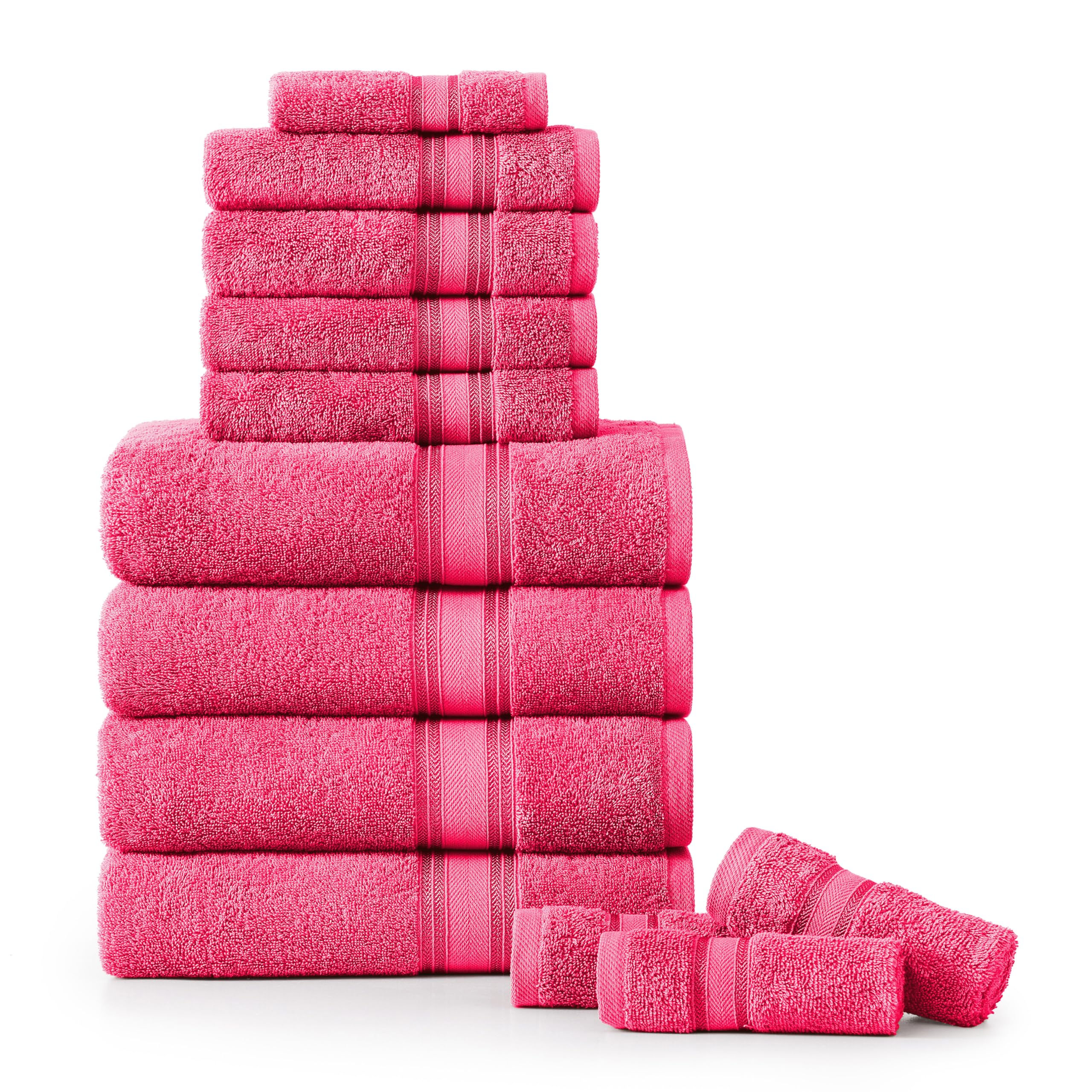 Juego De Toallas De Baño Lane Linen Luxury, 12 Piezas, 100% Algodón - Venta Internacional. $1,563