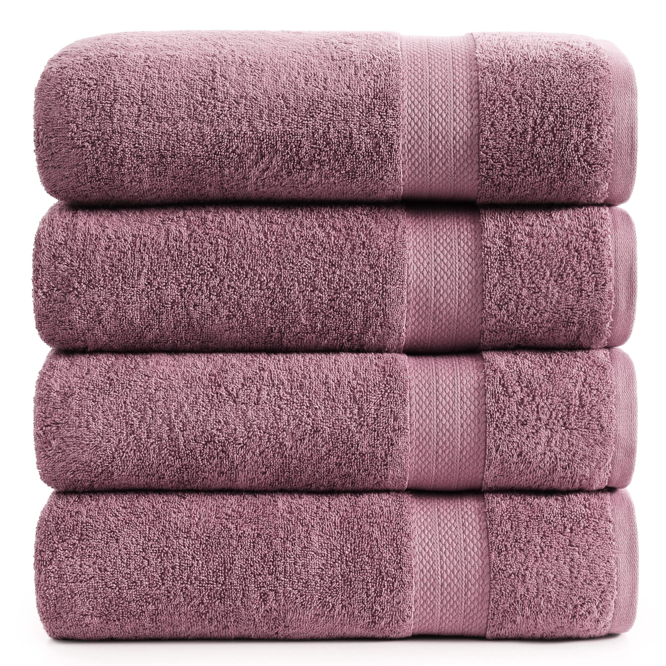 Toallas De Baño Lane Linen, 100% Algodón (paquete De 4), Ultrasuaves, 550 G/m² - Venta Internacional. $1,088