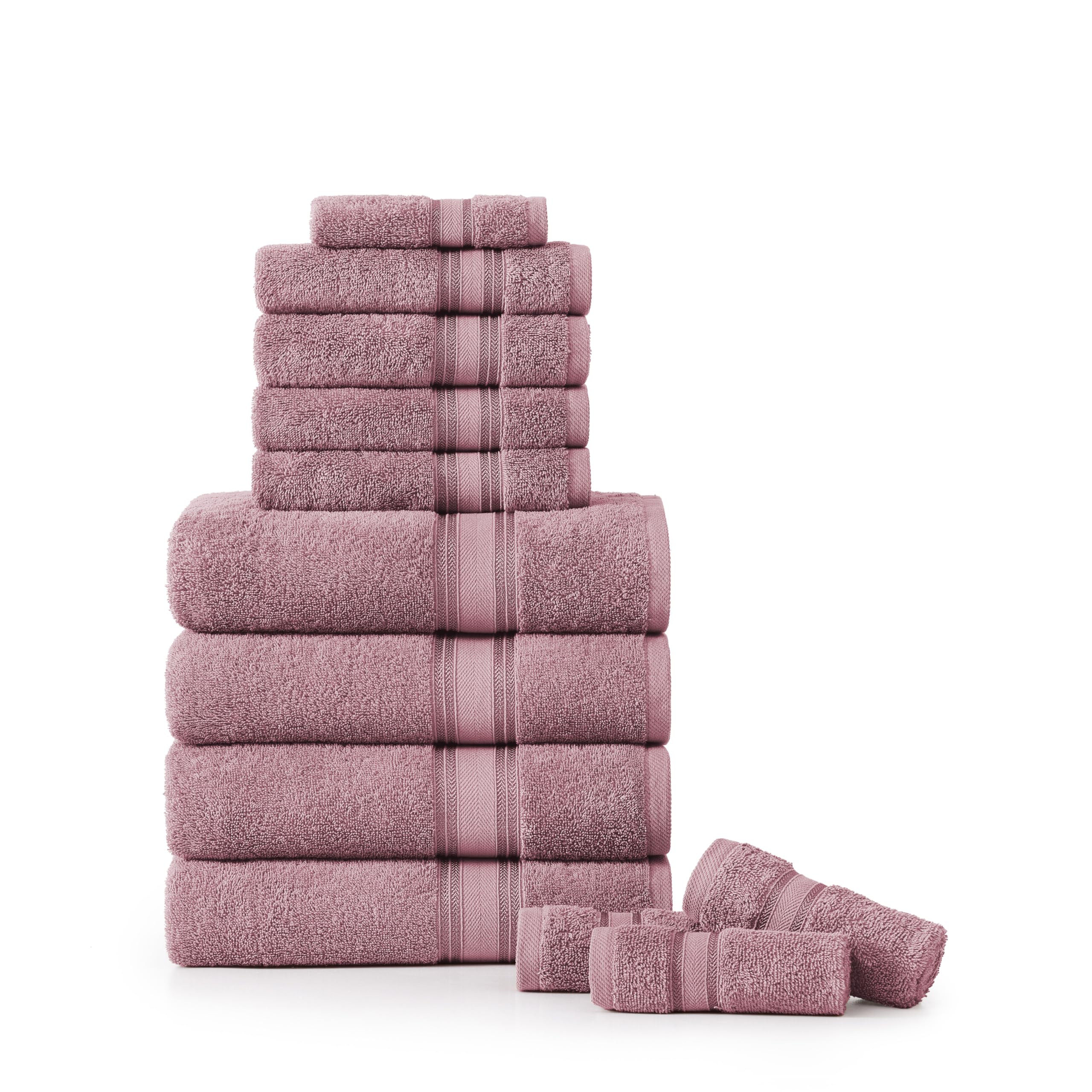 Juego De Toallas De Baño Lane Linen Luxury, 12 Piezas, 100% Algodón - Venta Internacional.