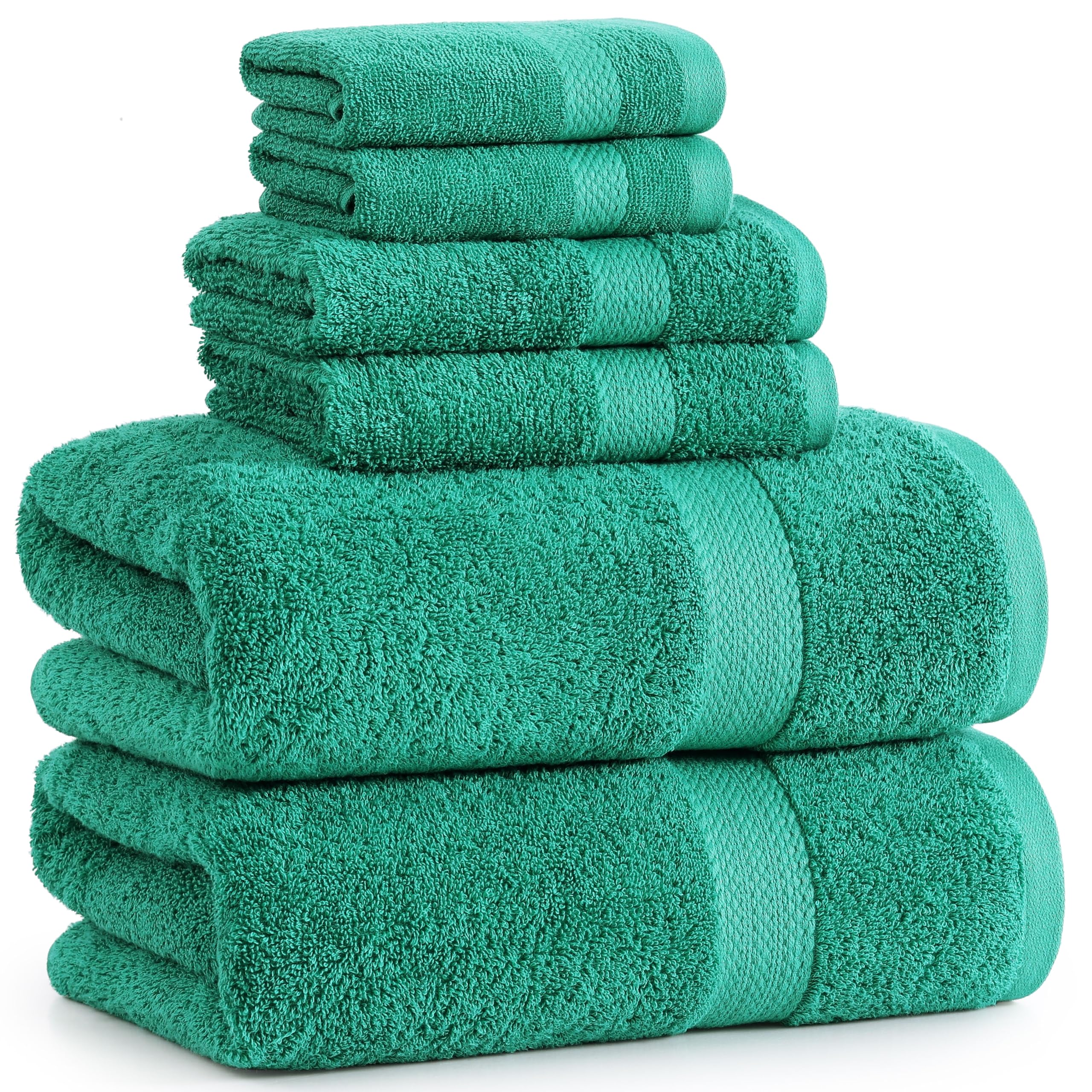 Juego De Toallas De Baño Lane Linen, 100% Algodón, 6 Unidades, Toallas Absorbentes - Venta Internacional. $834