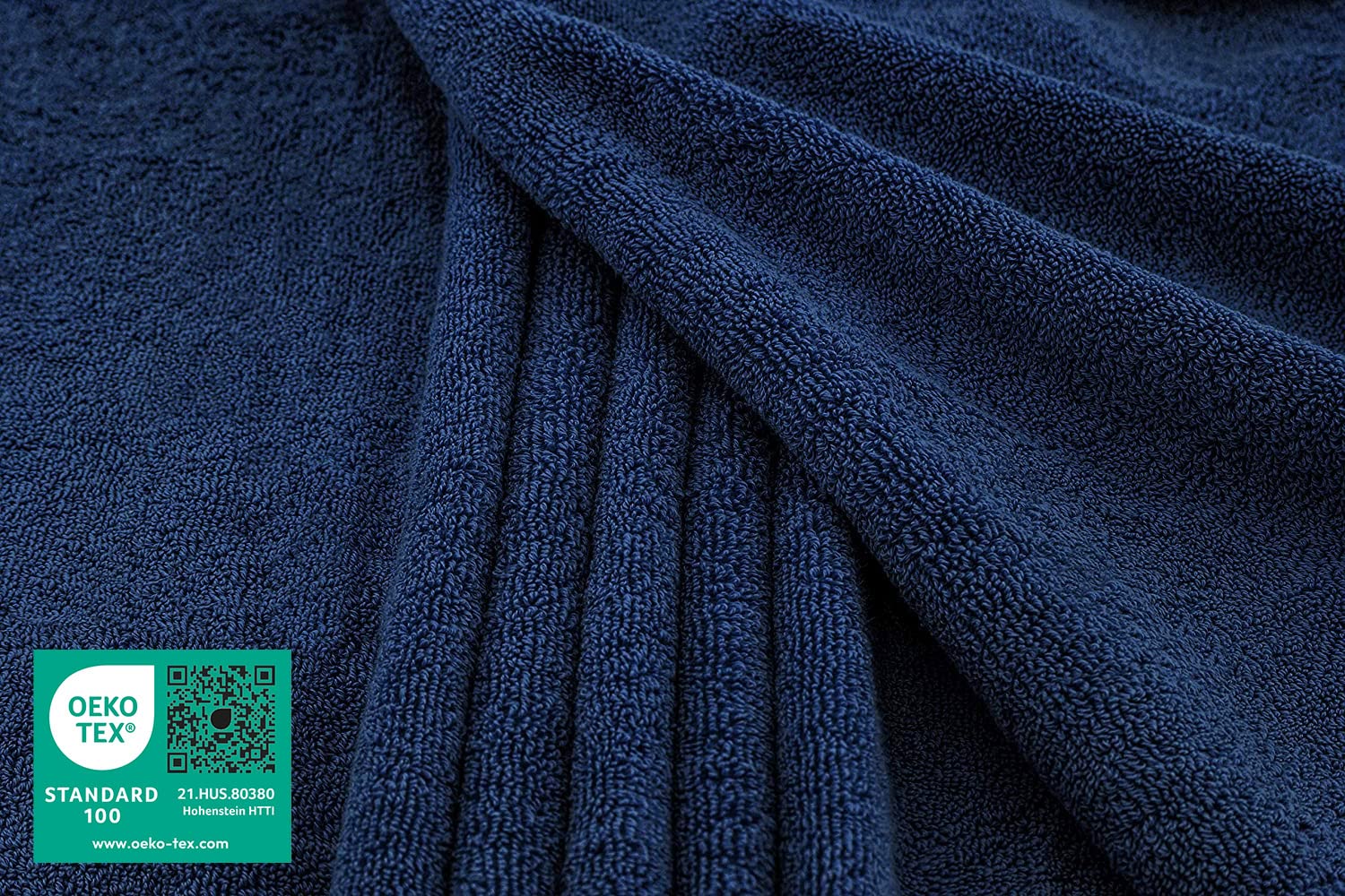 Foto 3 pulgar | Toalla De Baño American Soft Linen De Gran Tamaño, 100% Algodón, Azul Marino - Venta Internacional.