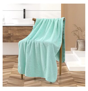 Foto 2 | Toallas de Baño Completo Grande 70×140 cm 2 Piezas Marrón y Verde