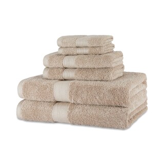 Foto 1 | Toallas Amazon Basics de Algodón Orgánico 6 Piezas - Venta Internacional