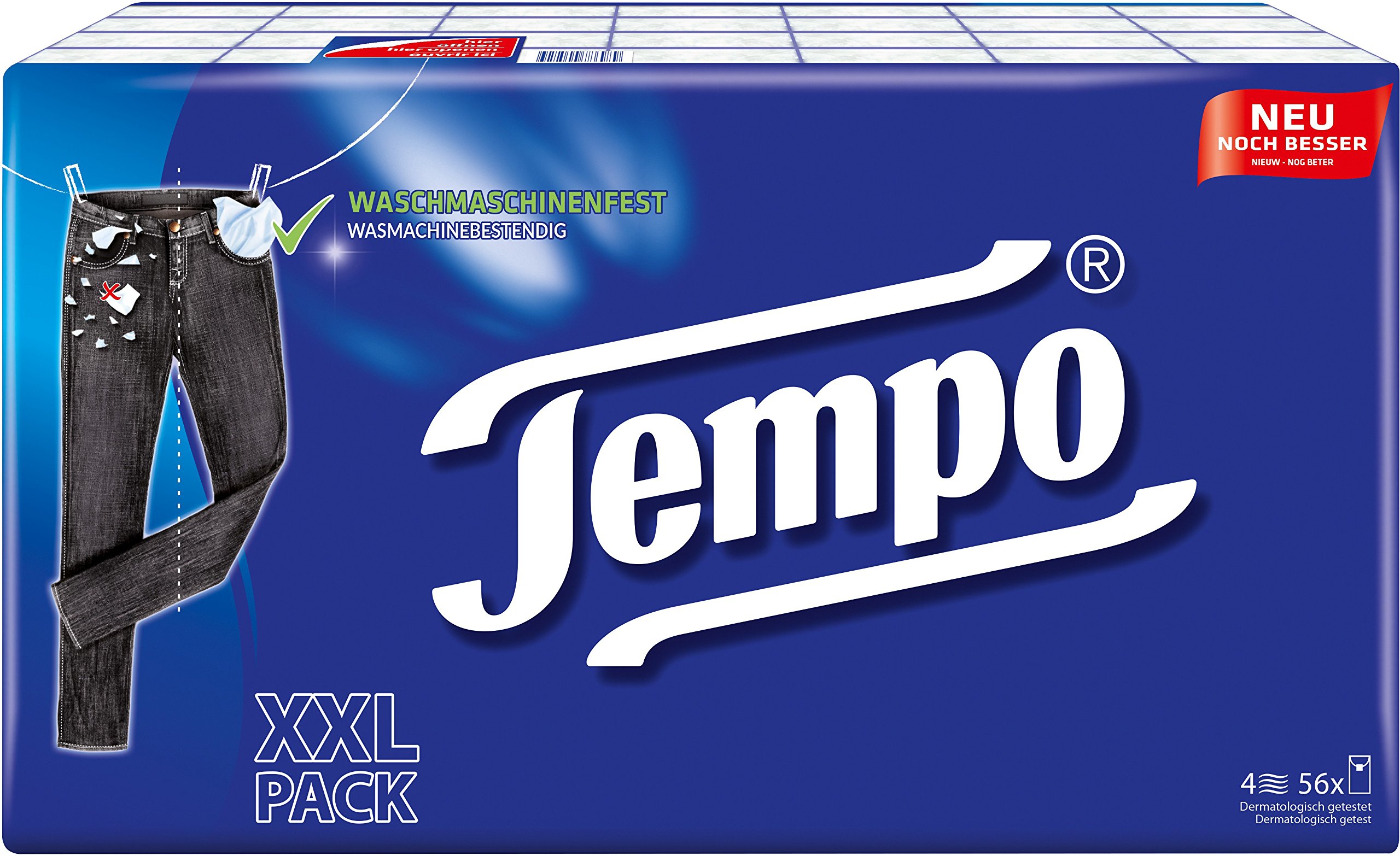 Foto 1 | Tissue Tempo Classic 56 Paquetes X 10 Pañuelos - Venta Internacional.
