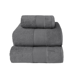 Foto 1 | Set De 3 Toallas De Algodón Gris