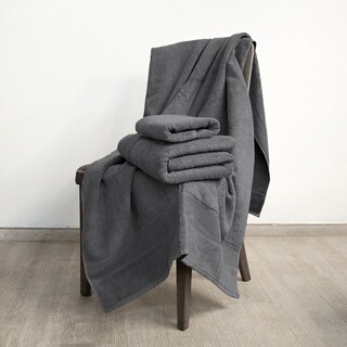 Foto 6 | Set De 3 Toallas De Algodón Gris