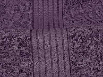 Foto 3 | Juego De Toallas Utopia Towels, 8 Piezas, 100% Algodón Hilado En Anillos, Color Ciruela - Venta Internacional.