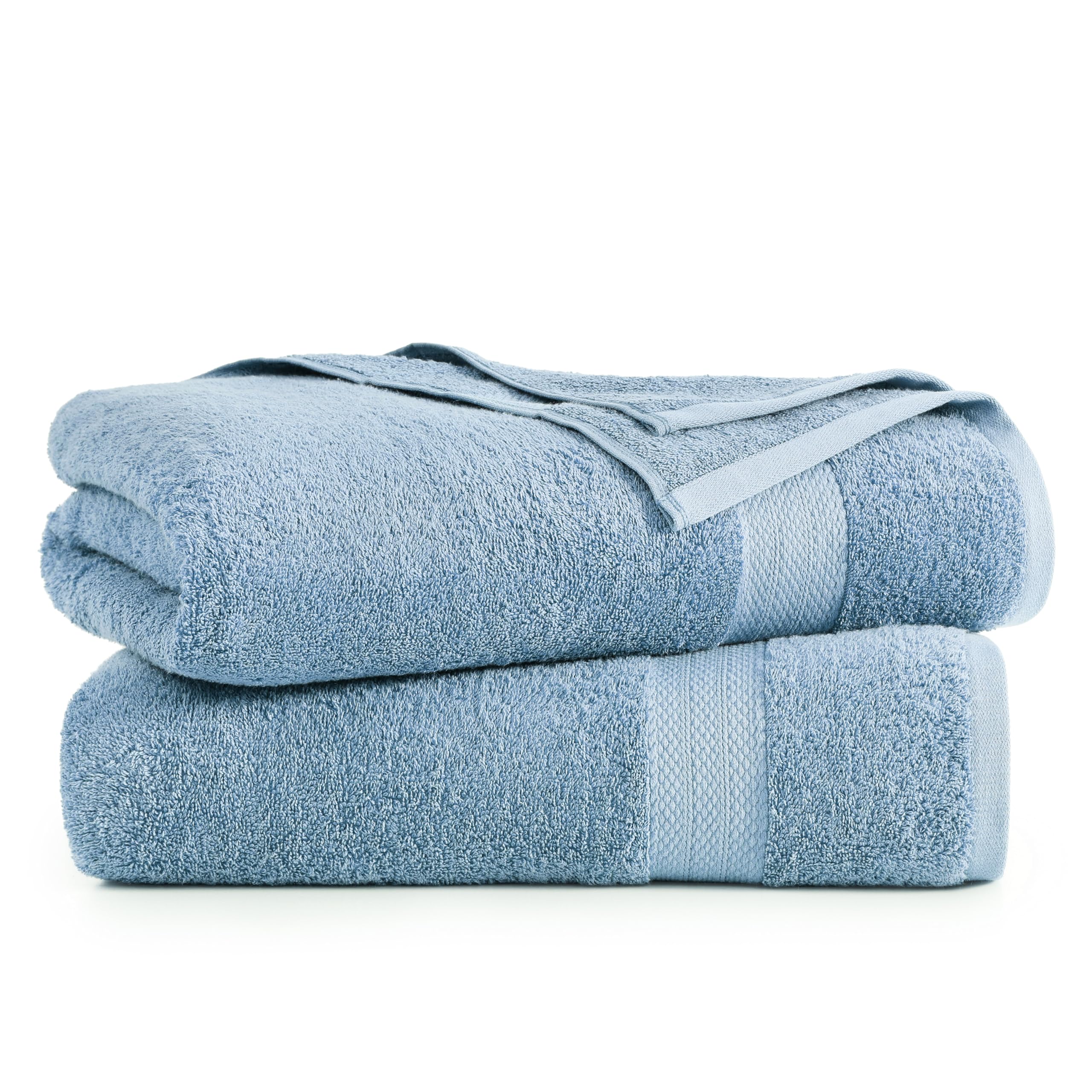 Foto 3 pulgar | Juego De Toallas De Baño Lane Linen, 100% Algodón, Azul Cerúleo, 35 X 66 Cm, Paquete De 2 - Venta Internacional.