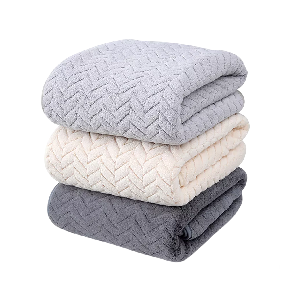 Foto 4 pulgar | Toallas De Baño Completo Grande 70×140 Cm 3 Piezas, Gris Oscuro+ Gris Claro + Beige