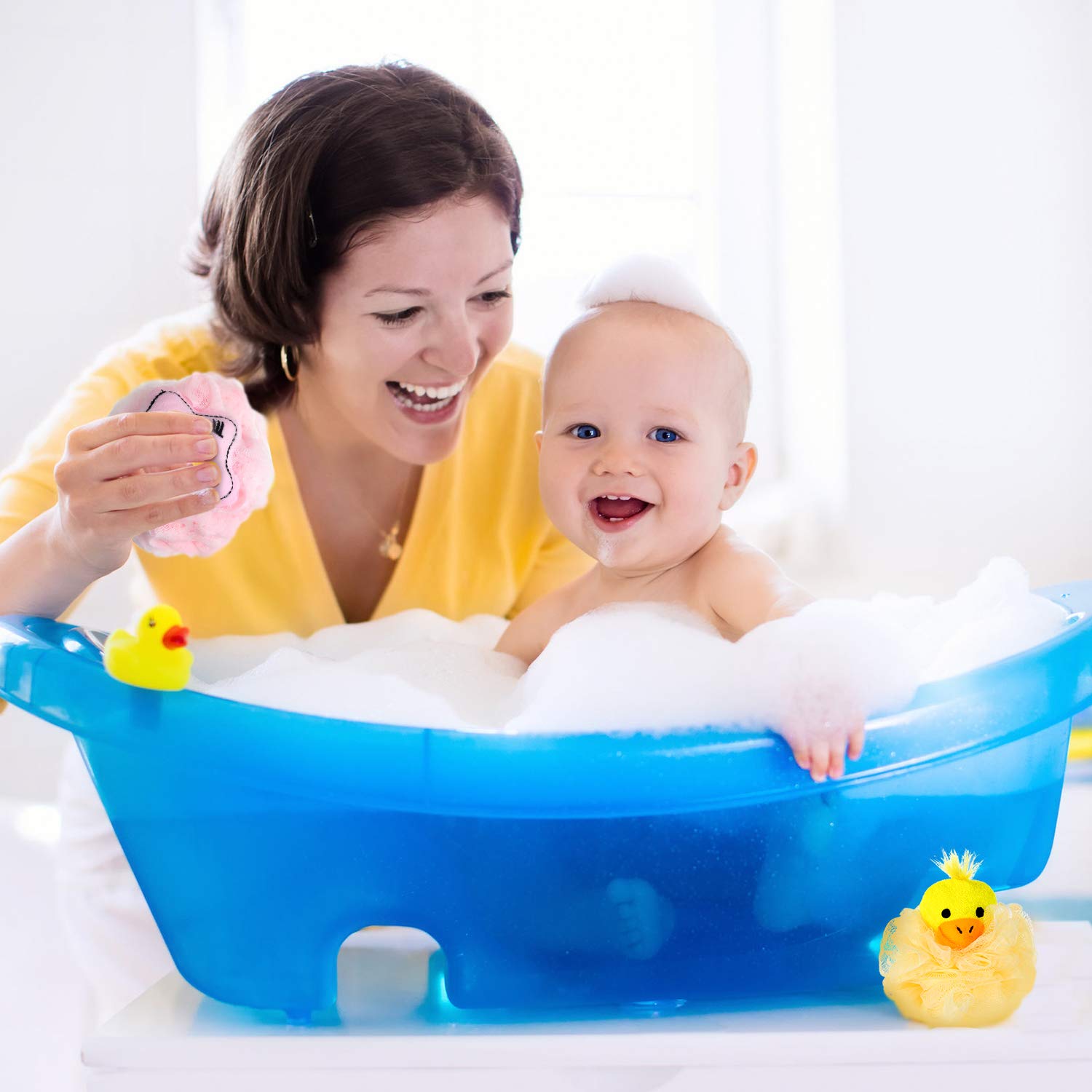 Foto 6 pulgar | Esponja De Ducha Bath Loofahs Boao Kids Con Forma De Animal, 8 Piezas - Venta Internacional.