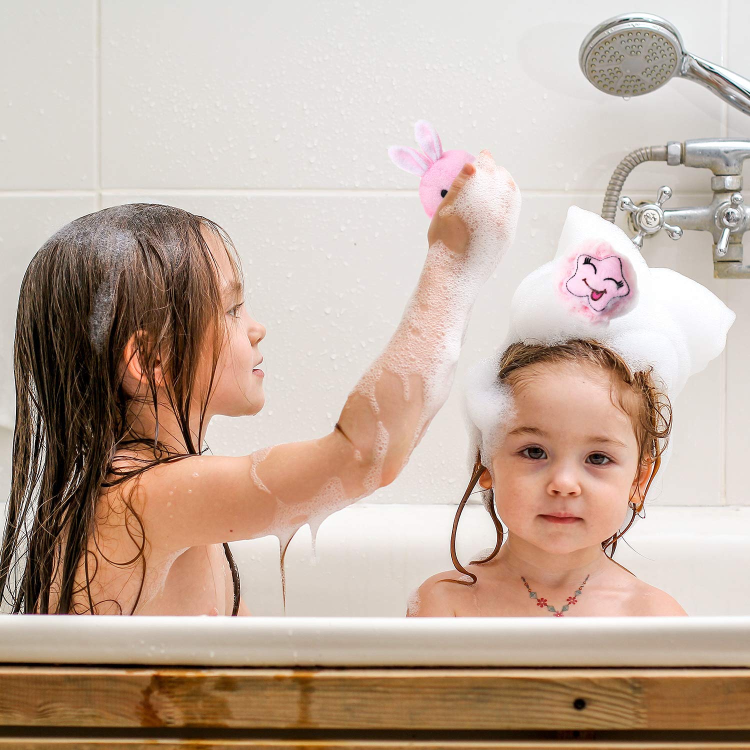 Foto 6 | Esponja De Ducha Bath Loofahs Boao Kids Con Forma De Animal, 8 Piezas - Venta Internacional.