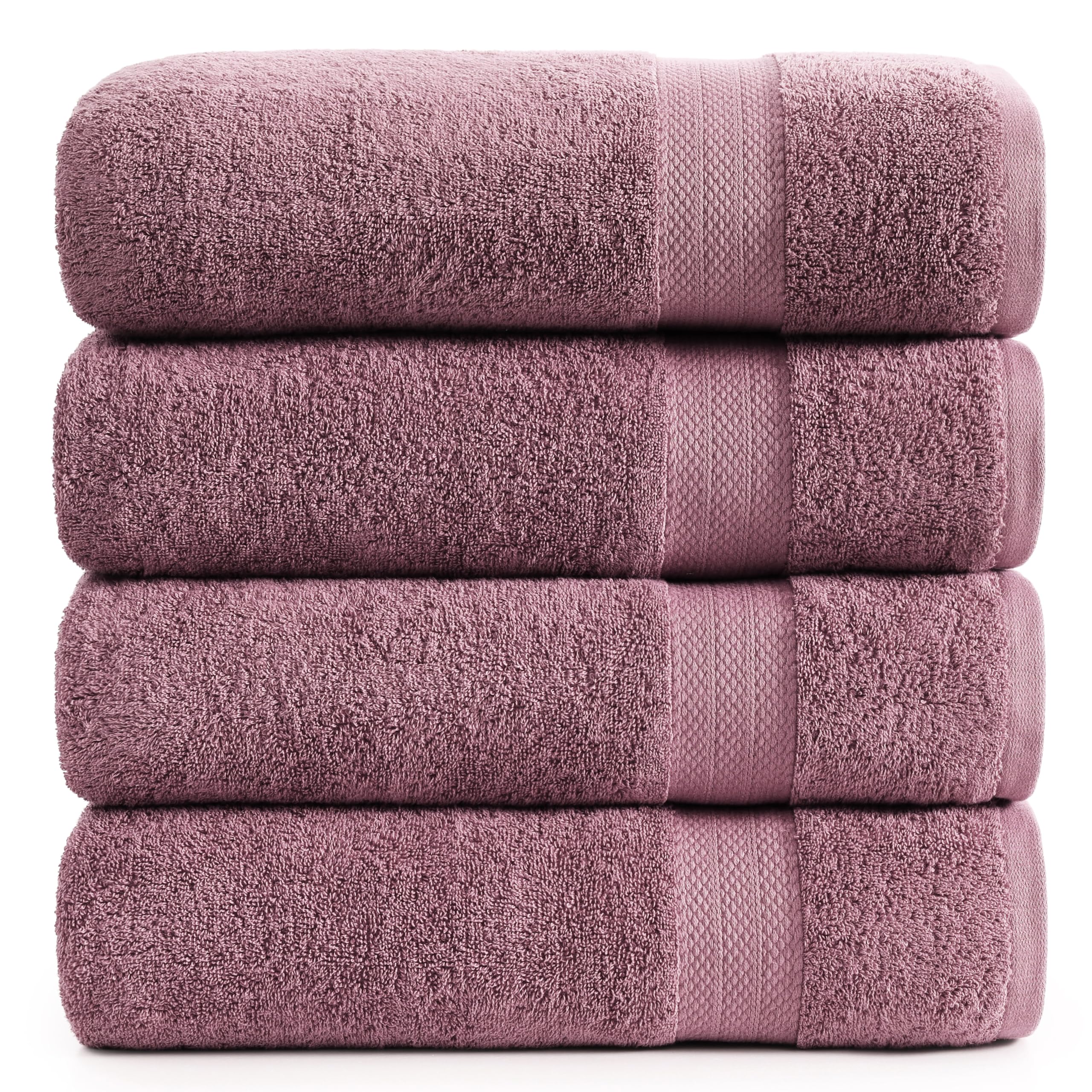 Foto 2 pulgar | Juego De Toallas De Baño Lane Linen 100% Algodón Wishful Mauve X4 X 35 X 66 Cm - Venta Internacional.
