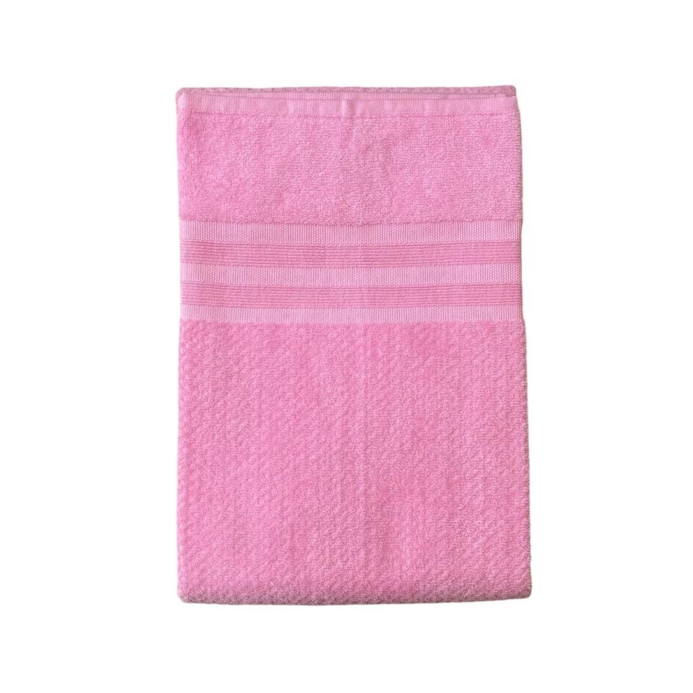 Foto 3 pulgar | Toalla Gamuza Medio Baño Rosa 70x140