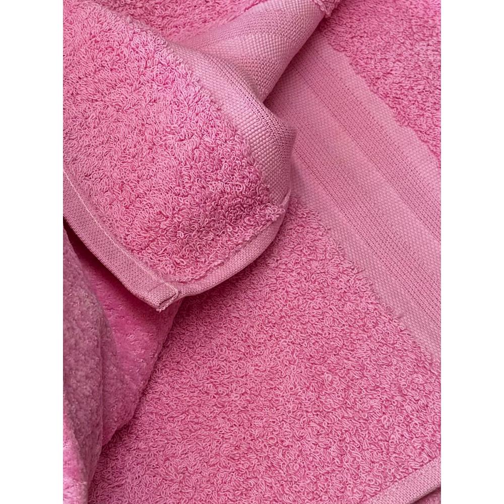 Foto 4 pulgar | Toalla Gamuza Medio Baño Rosa 70x140