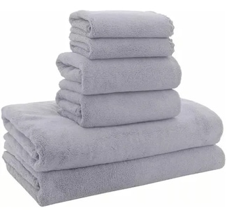 Foto 1 | Juego De Toallas Xtellar De Baño 6 Piezas Coral Suave Para Hogar Spa