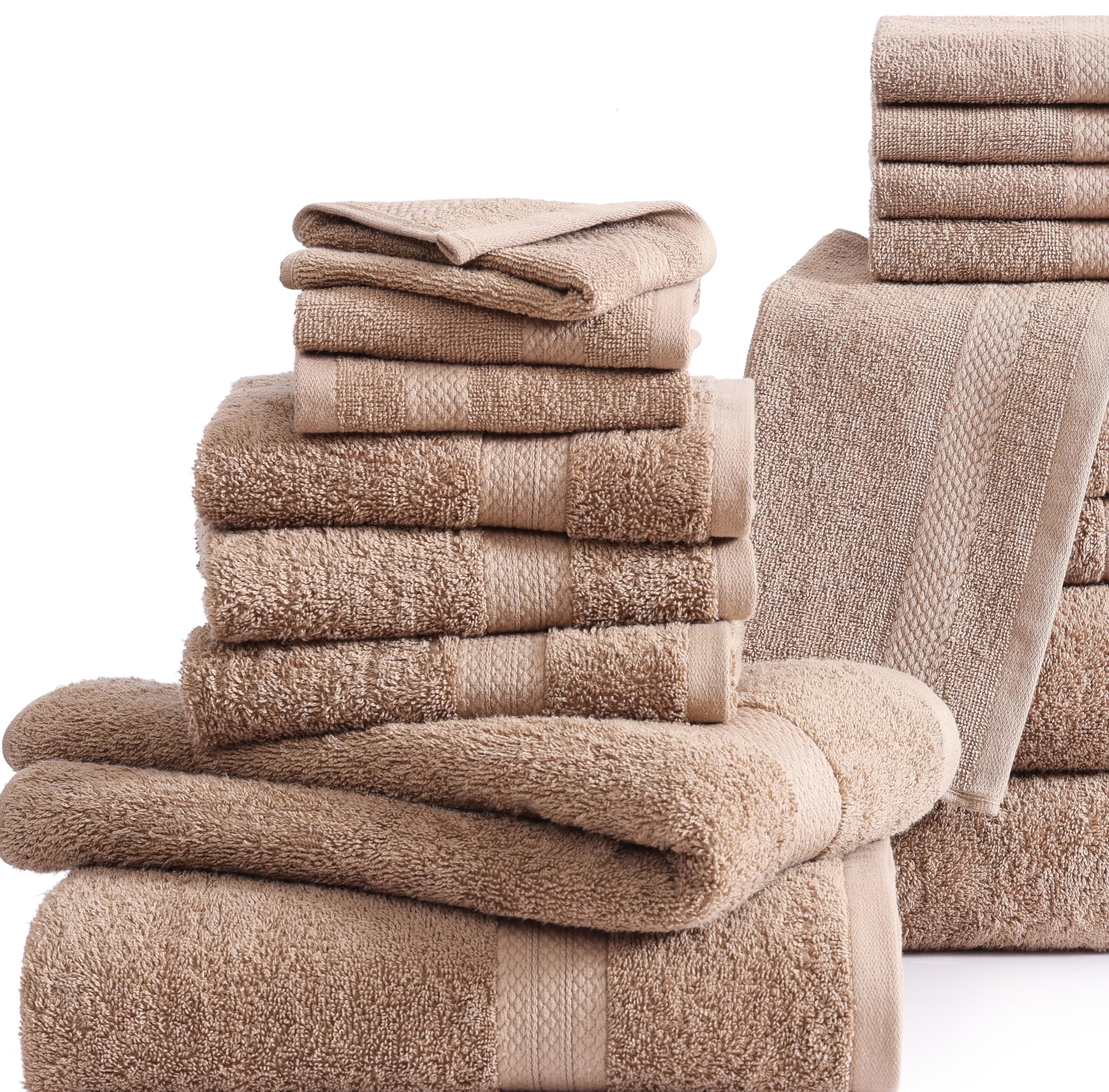 Foto 7 | Juego De Toallas De Baño Lane Linen  100% Algodón Mercerizado  16 Piezas - Venta Internacional.