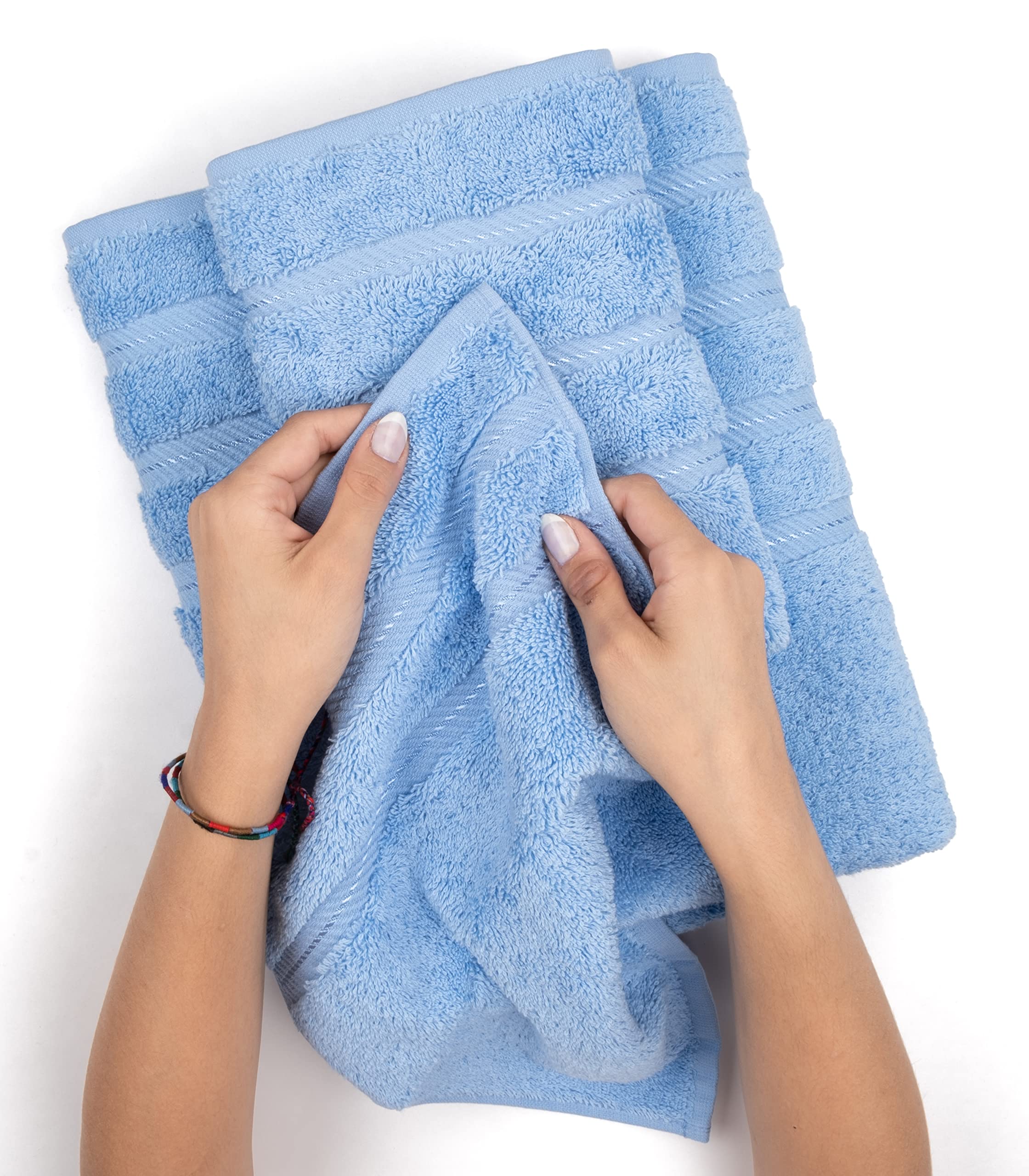 Foto 5 | Juego De Toallas De Mano American Soft Linen Luxury  100% Algodón - Venta Internacional.