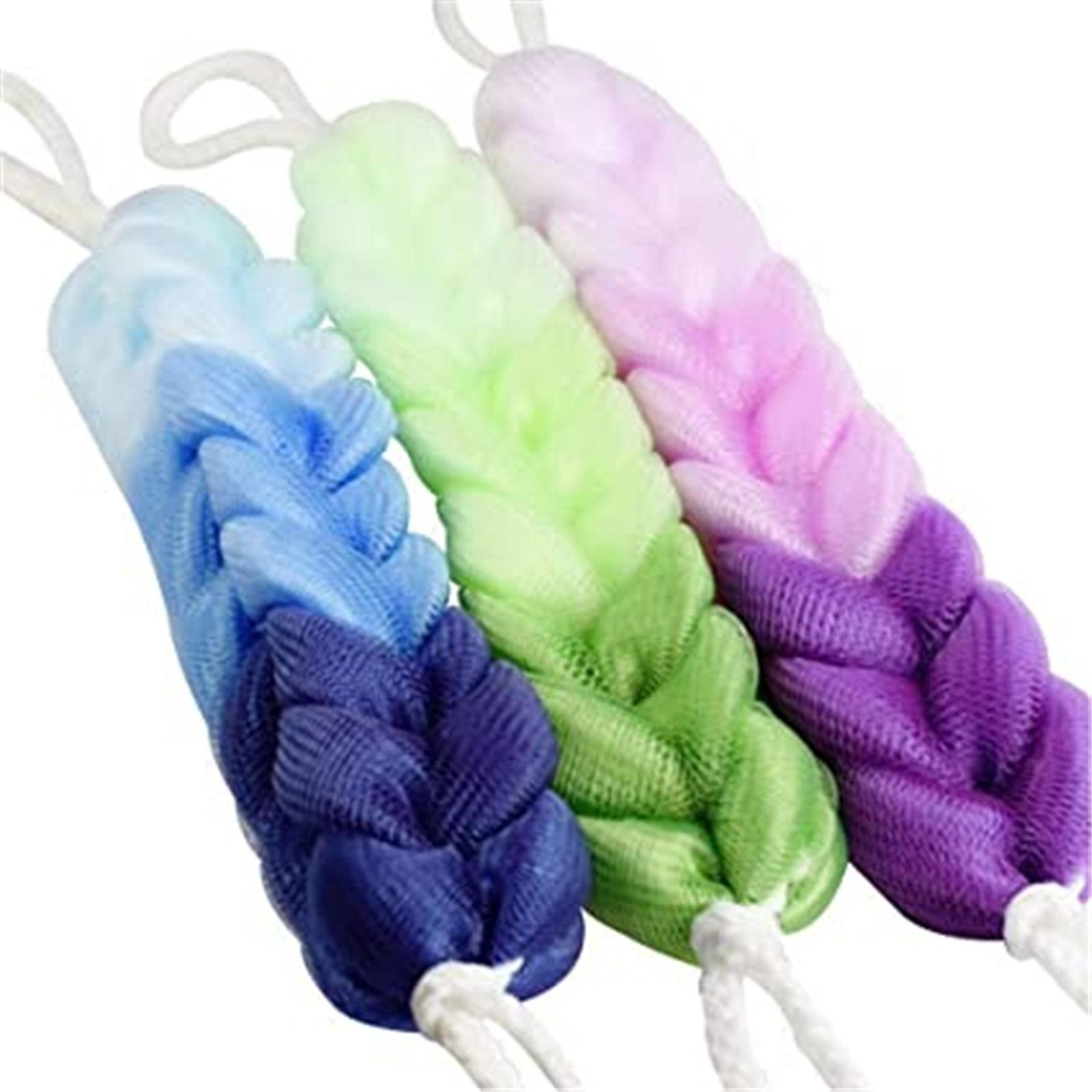 Juego De Toallas Exfoliantes Con Bolas De Baño De 3 Piezas Huoguo - Venta Internacional.