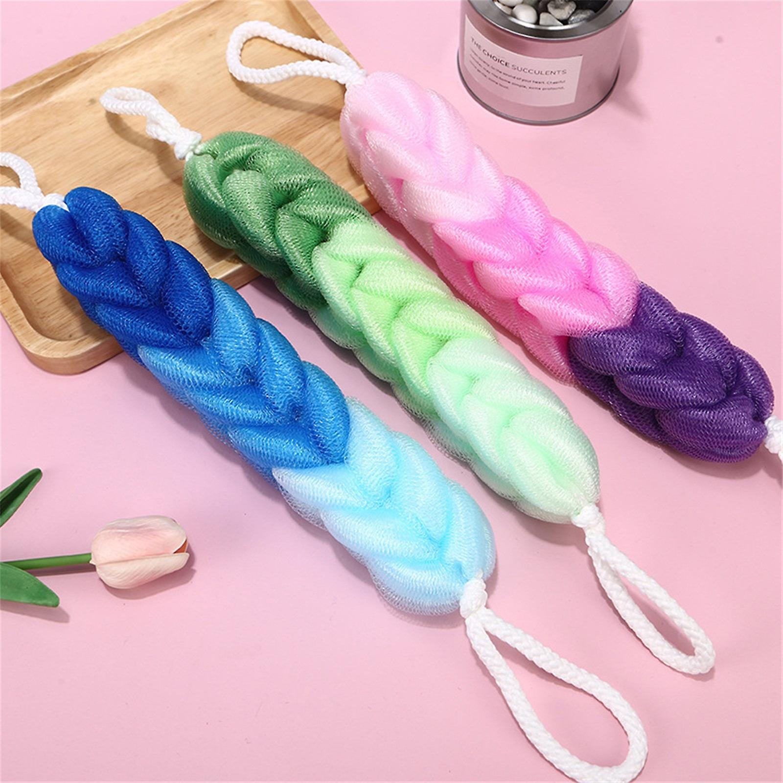 Foto 3 pulgar | Juego De Toallas Exfoliantes Con Bolas De Baño De 3 Piezas Huoguo - Venta Internacional.