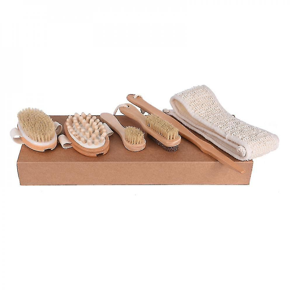 Foto 3 pulgar | Juego De Cepillos De Baño Corporal Y Toallitas Higiénicas Para Adultos Para Cepillado Húmedo O Seco - Venta Interna