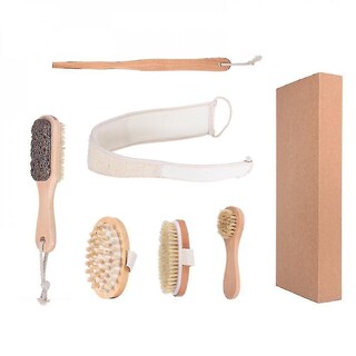 Foto 4 | Juego De Cepillos De Baño Corporal Y Toallitas Higiénicas Para Adultos Para Cepillado Húmedo O Seco - Venta Interna