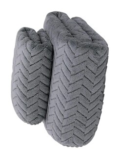 Foto 3 | 2pcs Tuallas Y Toalla Baño Completo Grande Lana Coral Suave Gris + Termo Gratis Güish