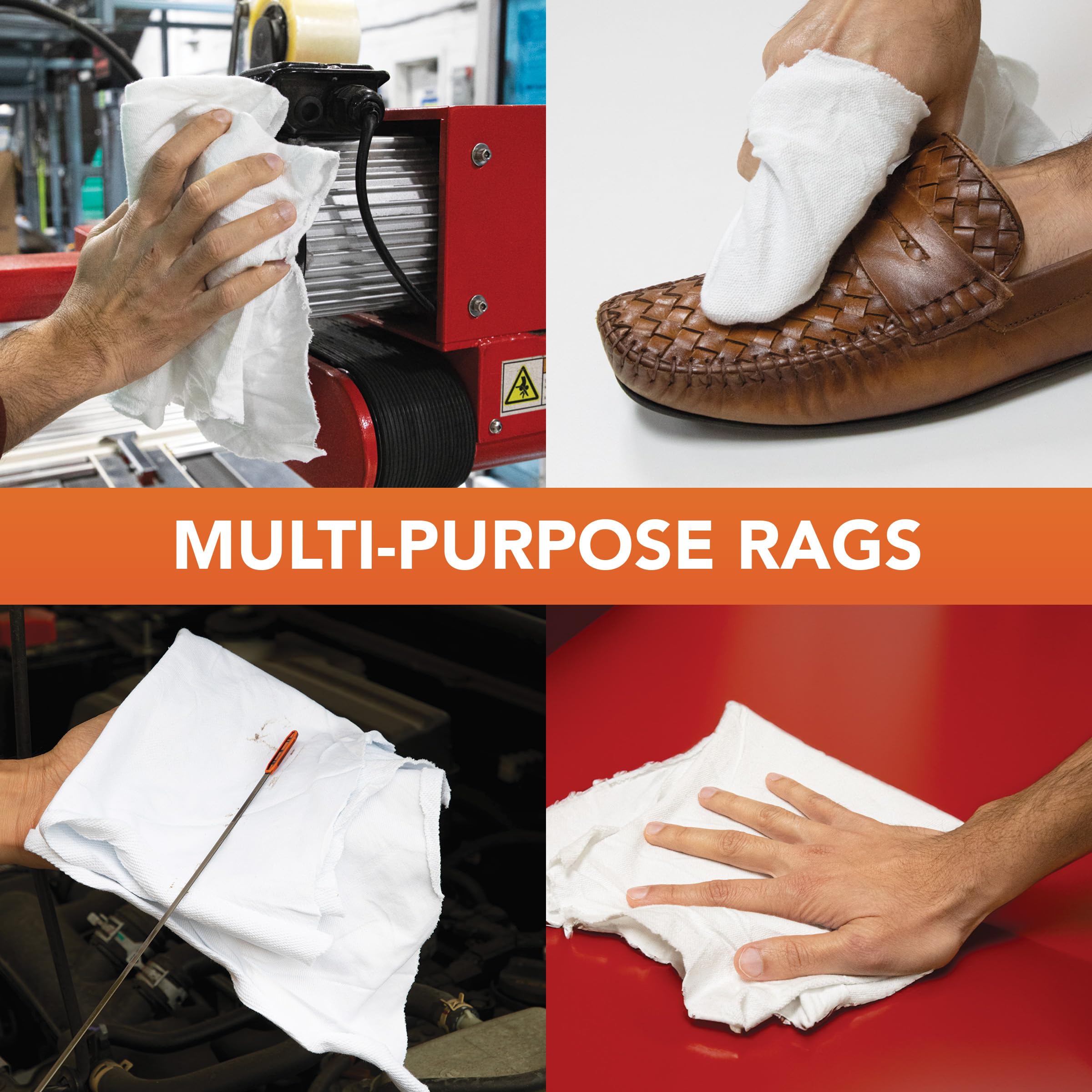 Foto 4 pulgar | Cleaning Cloth Arkwright - Bolsa De Trapos (2 27 Kg)  Color Blanco - Venta Internacional.
