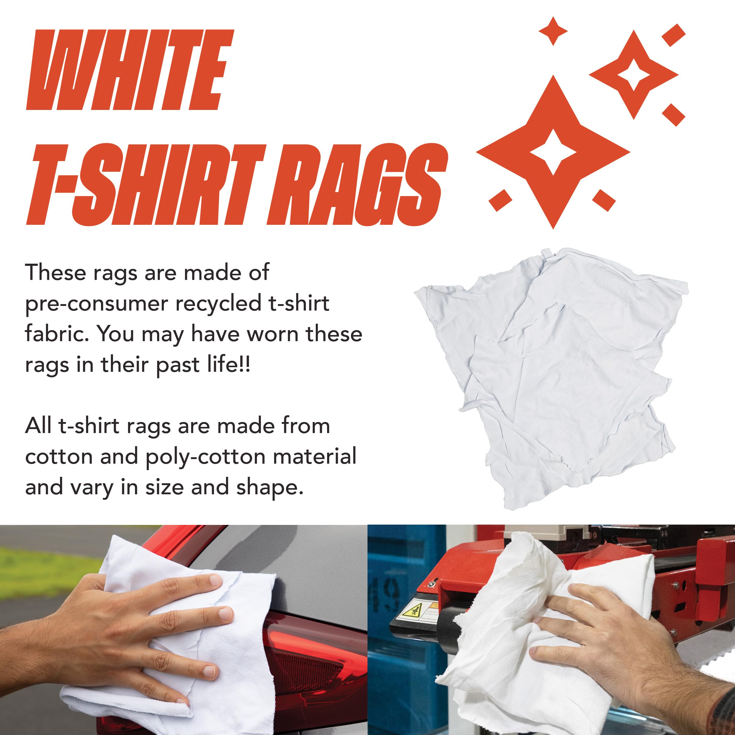 Foto 5 pulgar | Cleaning Cloth Arkwright - Bolsa De Trapos (2 27 Kg)  Color Blanco - Venta Internacional.