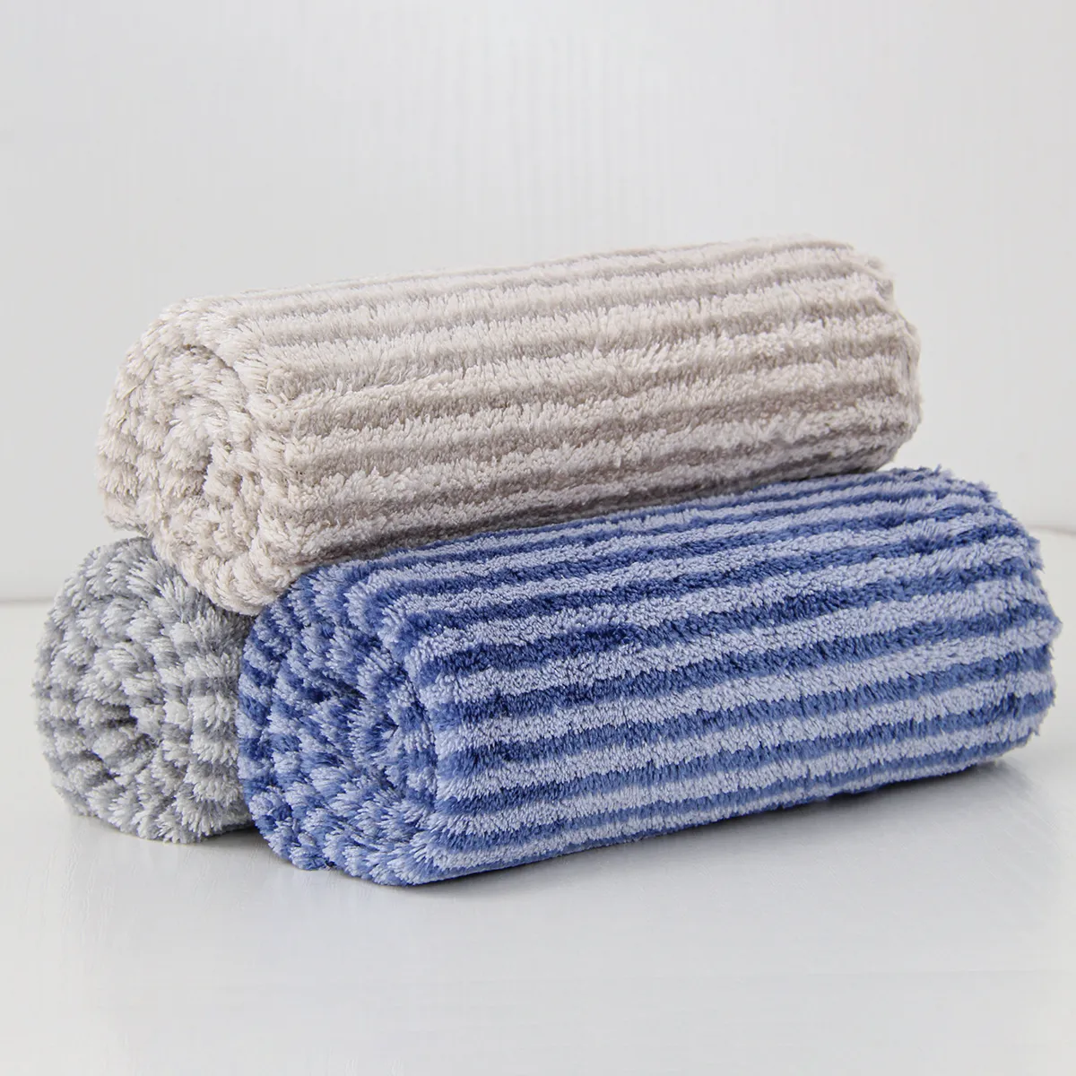 Foto 4 pulgar | 20pzs Toalla Facial Microfibra Suave 30x30cm  Multicolor