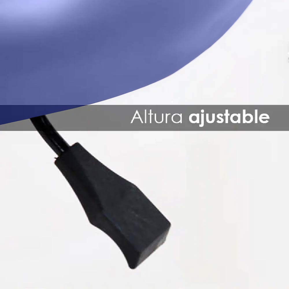 Foto 6 | Taburete Giratorio Ilios Innova Ajustable con Ruedas Azul