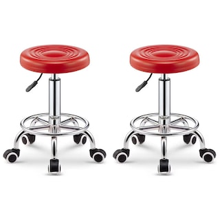 Foto 1 | Ilios Innova | 2 Taburetes Giratorios Ajustables Color Rojo