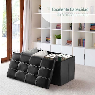 Foto 6 | Magma Life Banco Plegable Multifuncional De Poliéster, Banco Multifuncional Con Espacios Para Almacenamiento So