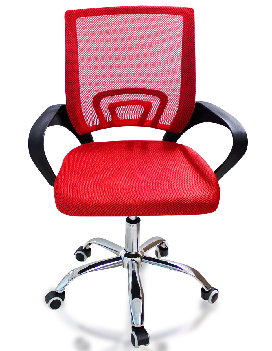 Silla de Escritorio Andromeda Inc Mesh color Rojo