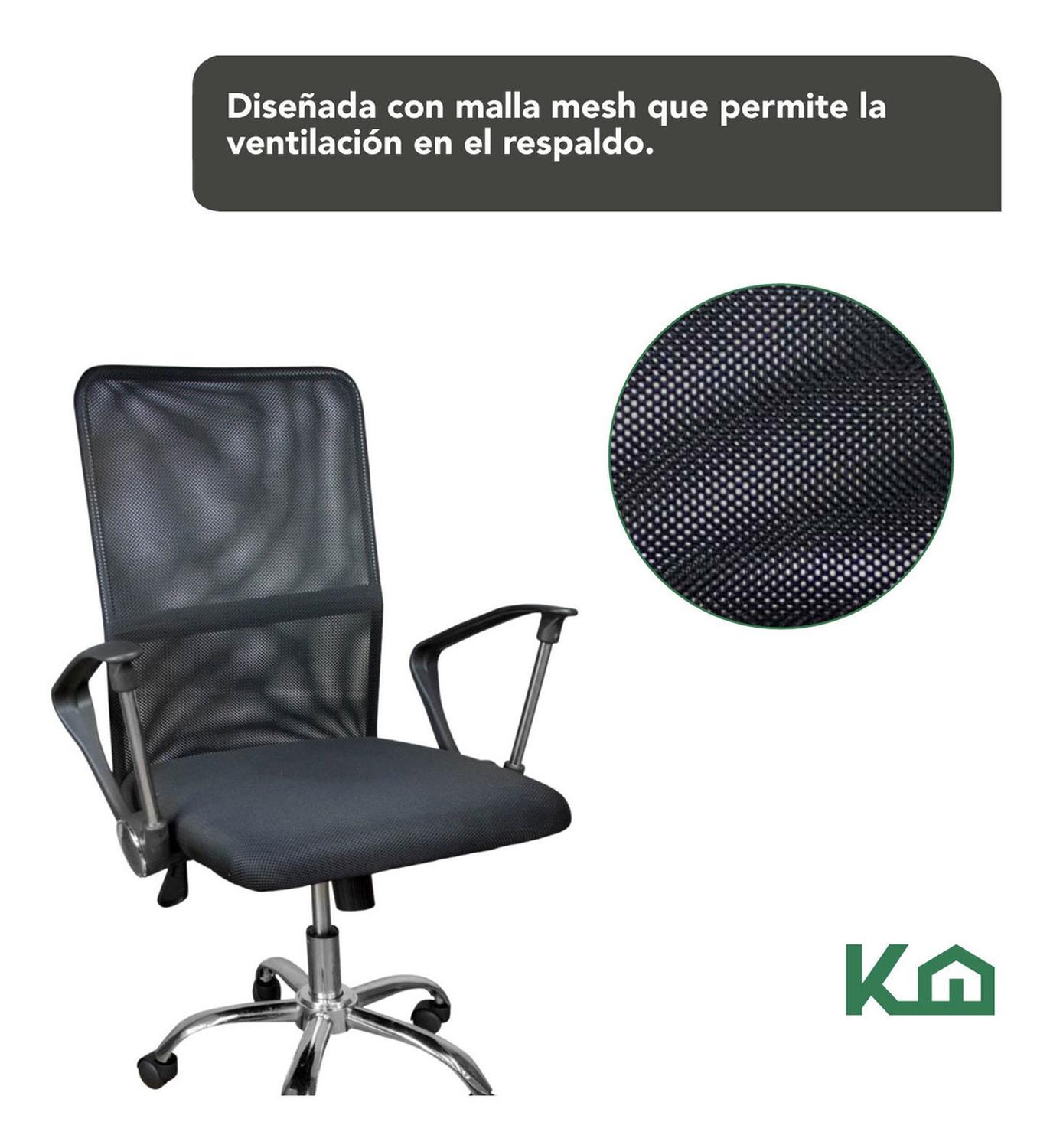 Foto 7 pulgar | Silla Ejecutiva KingsHouse 300179 color Negro