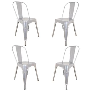 Foto 1 | Sillas Tolix KingsHouse COMBO-KH-41 color Plata 4 Piezas
