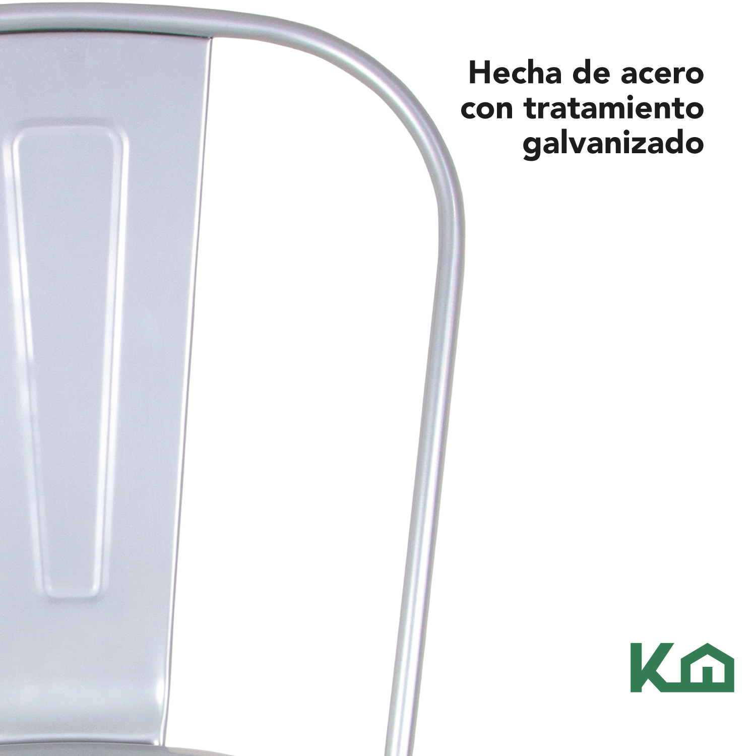 Foto 7 pulgar | Sillas Tolix KingsHouse COMBO-KH-41 color Plata 4 Piezas