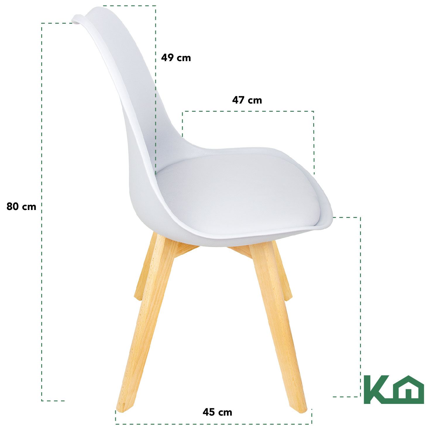 Foto 5 pulgar | Sillas Eames KingsHouse COMBO-KH-29 color Gris 4 Piezas