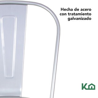 Foto 6 | Silla Tolix KingsHouse 300559 color Gris