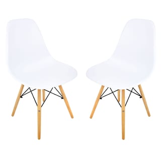 Foto 1 | Sillas Eames KingsHouse COMBO-KH-18 color Blanco 2 Piezas
