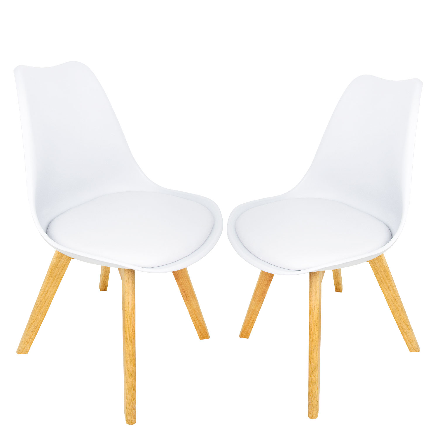 Foto 2 pulgar | Silla Eames KingsHouse COMBO-KH-12 color Blanco 2 Piezas