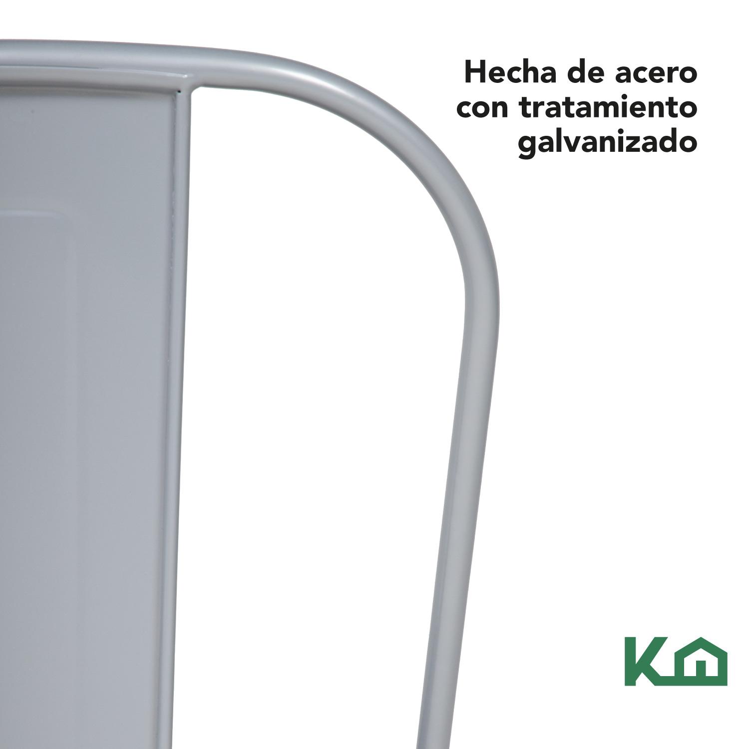 Foto 7 pulgar | Sillas Tolix KingsHouse COMBO-KH-40 color Gris 2 Piezas